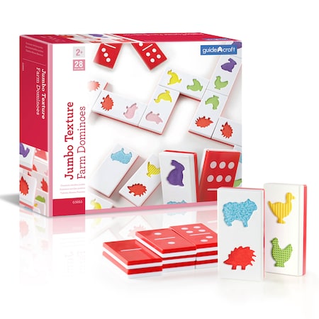 Guidecraft Jumbo Texture Dominoes G5055